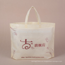 La bolsa de asas no tejida de los PP de Wenzhou del proveedor 100gsm para las compras de la alameda